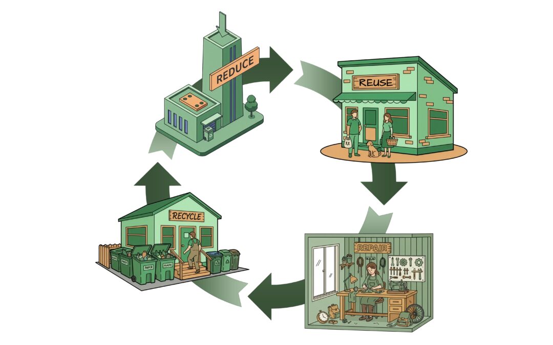 The industry of second-hand shops: learning happens together